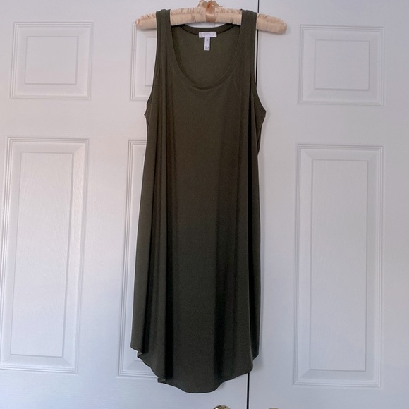 Like-New Leith Dress, Olive, Medium - Picture 5 of 8